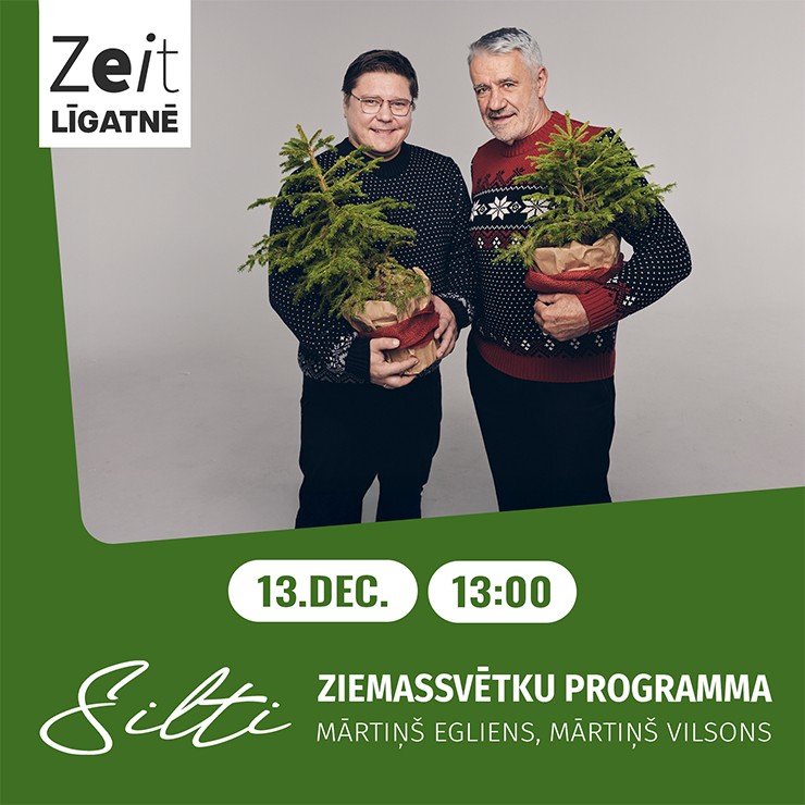 Izrādes "SILTI. Vilsons un Egliens" attels