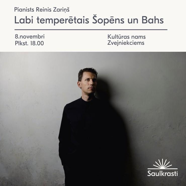 Izrādes "Reinis Zariņš | LABI TEMPERĒTAIS ŠOPĒNS UN BAHS" attels