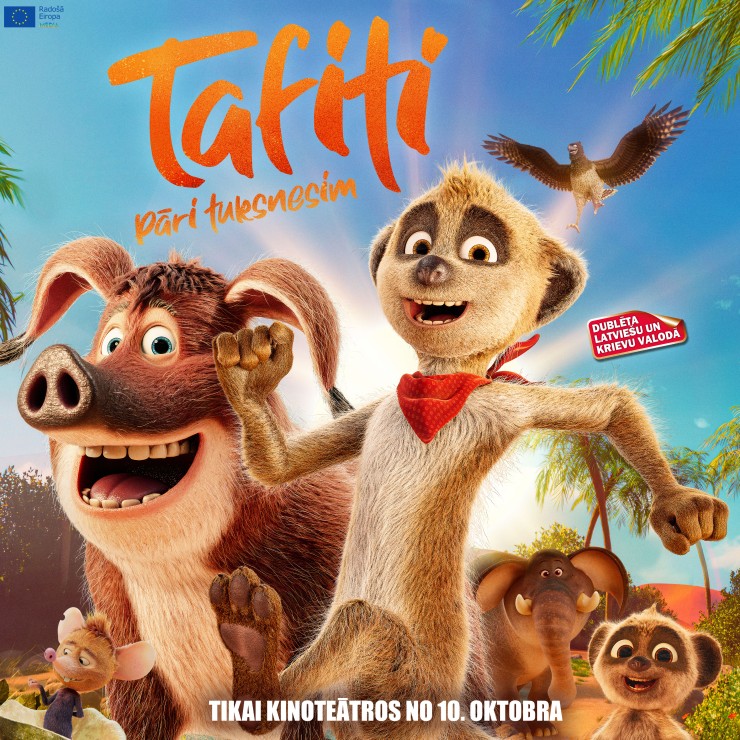 Izrādes "Animācijas filma TAFITI: PĀRI TUKSNESIM" attels