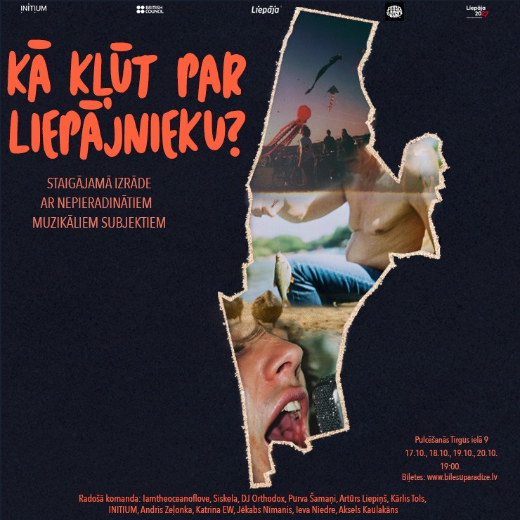 Image of the event "“Kā kļūt par Liepājnieku?” staigājamā izrāde ar nepieradinātiem muzikāliem subjektiem"