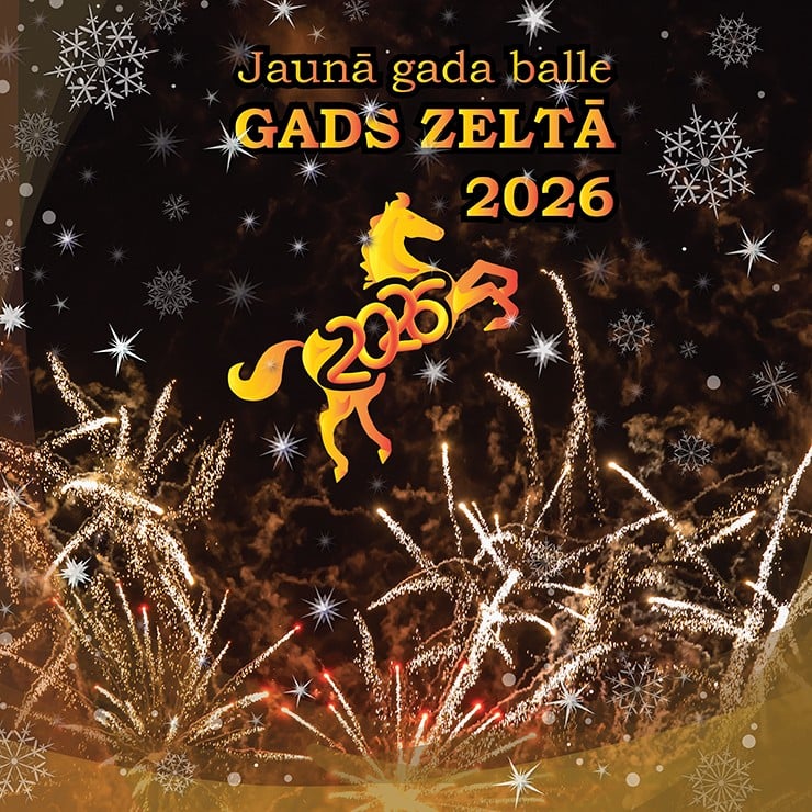 Izrādes "Jaunā gada balle GADS ZELTĀ 2026" attels