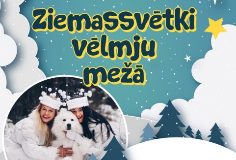 Izrādes "Muzikāla izrāde bērniem ZIEMASSVĒTKI VĒLMJU MEŽĀ" attels