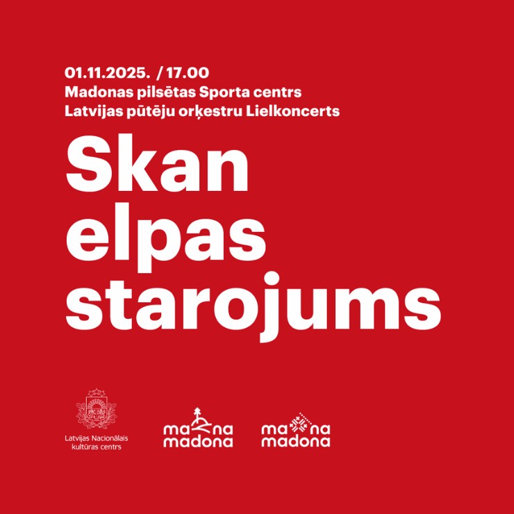 Izrādes "SKAN ELPAS STAROJUMS | Latvijas pūtēju orķestru Lielkoncerts" attels