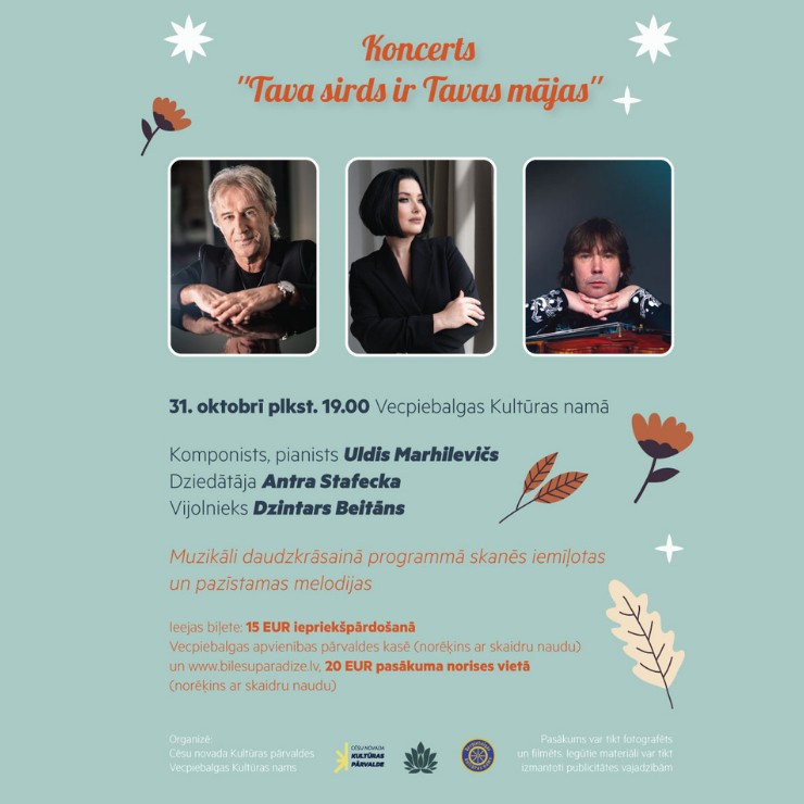Izrādes "Koncerts ''Tava sirds ir Tavas mājas''" attels