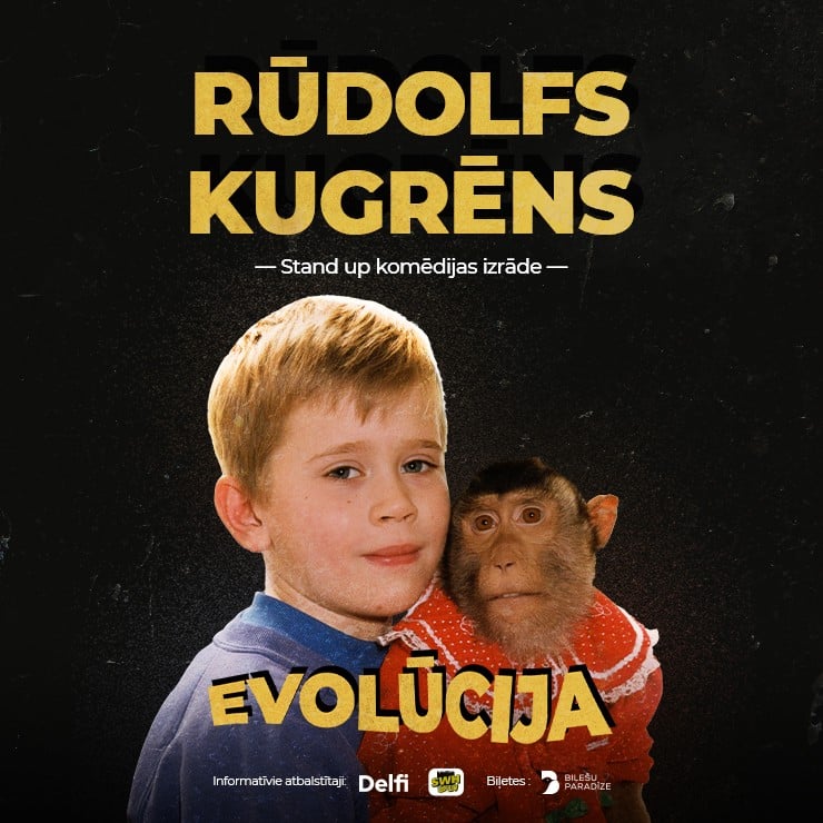 Izrādes "RŪDOLFS KUGRĒNS Stand up komēdijas izrāde EVOLŪCIJA" attels