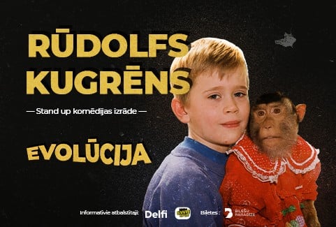 Izrādes "RŪDOLFS KUGRĒNS Stand up komēdijas izrāde EVOLŪCIJA" attels