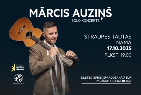 Izrādes "MĀRCIS AUZIŅŠ | Solo koncerts" attels