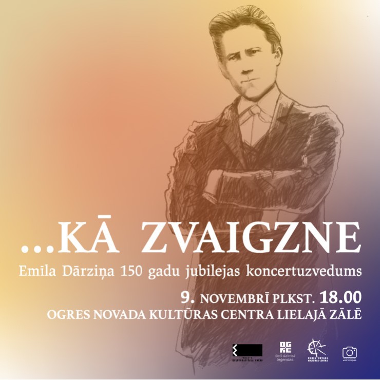 Izrādes "Emīla Dārziņa 150 gadu jubilejas koncertuzvedums ...KĀ ZVAIGZNE" attels