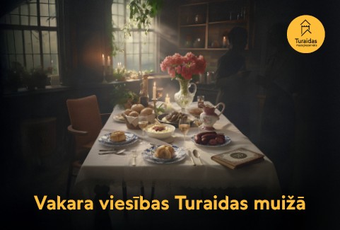 Izrādes "Gastronomisks piedzīvojums "Vakara viesības Turaidas muižā" | Leģendu nakts" attels
