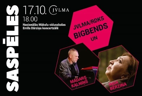 Izrādes "Bigbenda koncerts “Saspēles”. Madars Kalniņš. Inga Bērziņa" attels