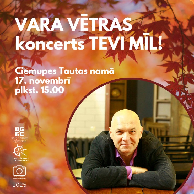 Izrādes "Vara Vētras koncerts TEVI MĪL!" attels