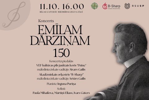 Izrādes "Emīlam Dārziņam 150" attels