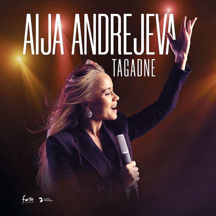 Izrādes "Aija Andrejeva | Tagadne | 20 gadi uz skatuves" attels