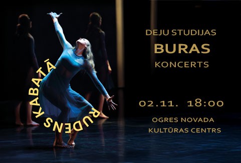 Izrādes "Mūsdienu deju studijas "Buras" koncerts "Rudens kabatā"" attels