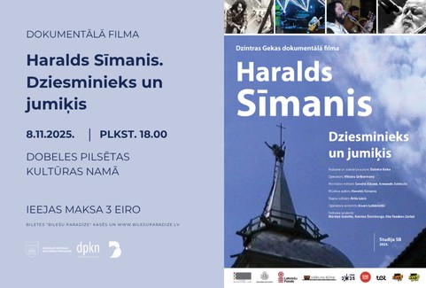 Izrādes "Kino | Haralds Sīmanis. Dziesminieks un jumiķis" attels