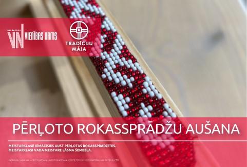 Image of the event "Pērļoto rokassprādžu aušana | Meistarklase"