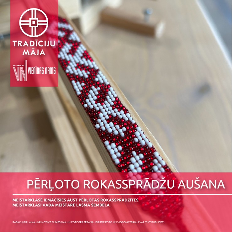 Изображение спектакля "Pērļoto rokassprādžu aušana | Meistarklase"