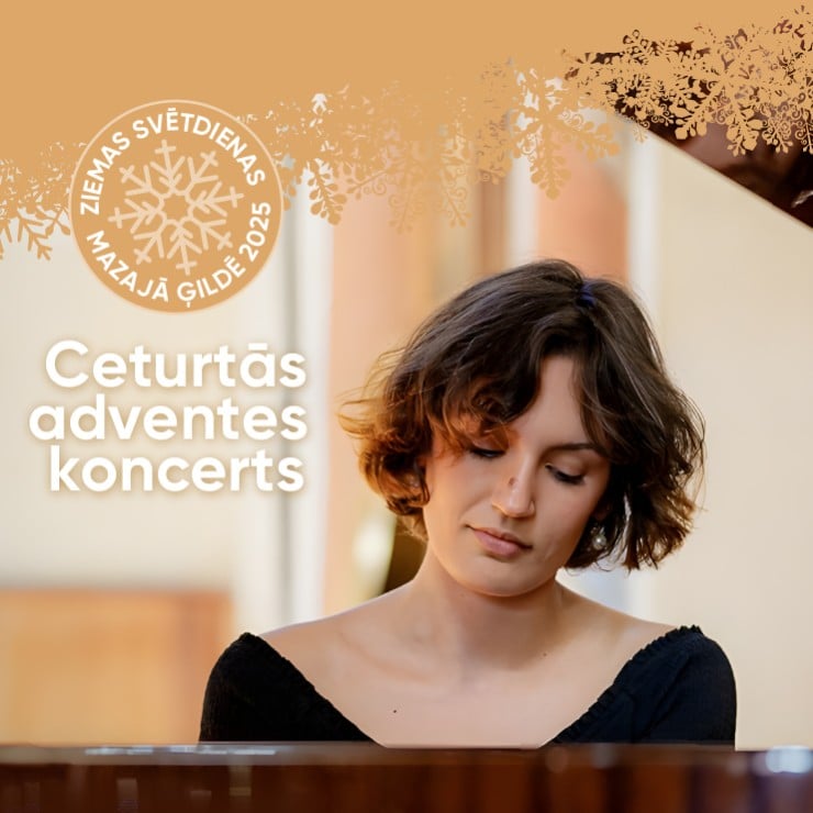 Izrādes "ZIEMAS SVĒTDIENAS MAZAJĀ ĢILDĒ 2025 CETURTĀS ADVENTES KONCERTS | Annika Lanka" attels