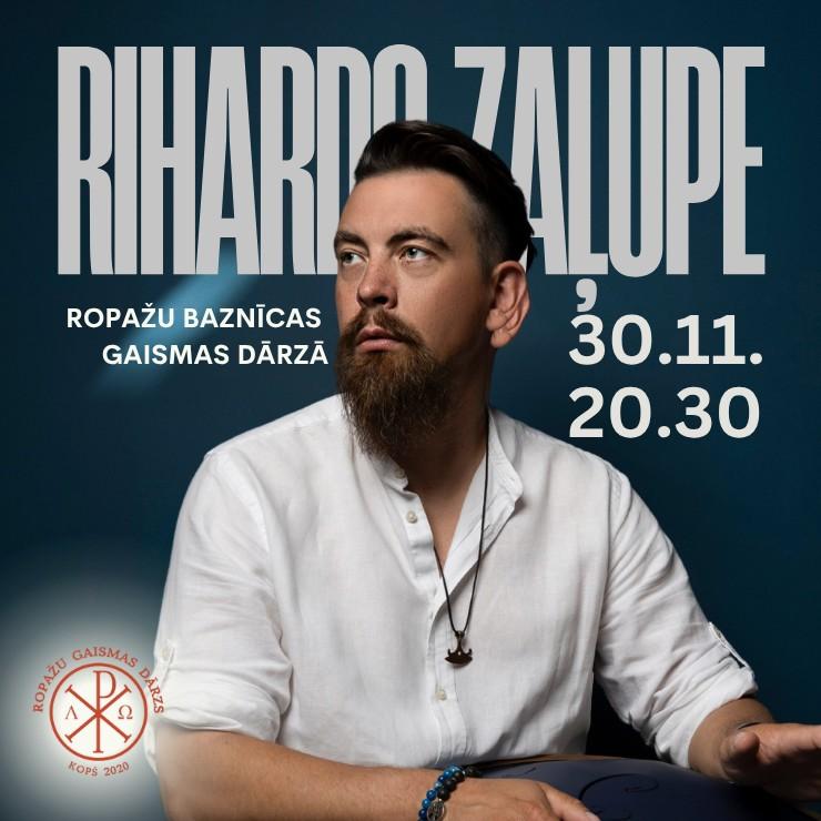 Izrādes "Rihards Zaļupe. Klusuma ceļš | Ropažu baznīcas Gaismas dārzā" attels
