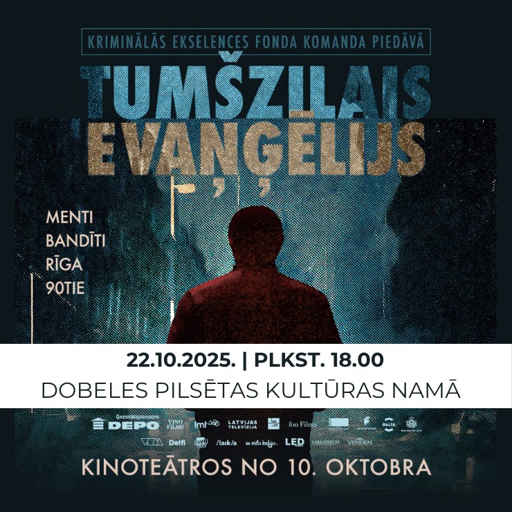 Izrādes "Kino | Tumšzilais Evaņģēlijs" attels