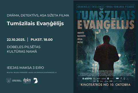 Izrādes "Kino | Tumšzilais Evaņģēlijs" attels