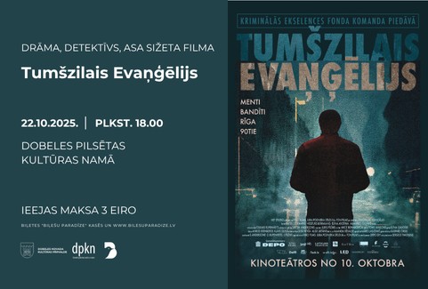 Izrādes "Kino | Tumšzilais Evaņģēlijs" attels