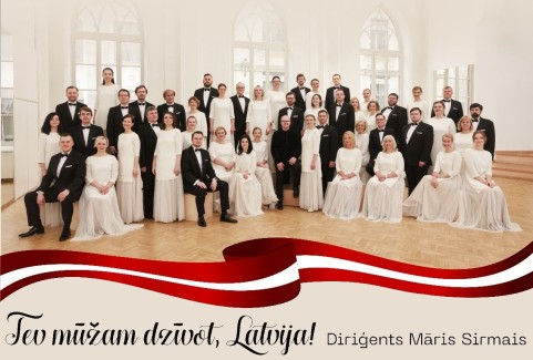 Izrādes "Tev mūžam dzīvot, Latvija! | Lāčplēša dienas koncerts | Valsts Akadēmiskais koris "Latvija"" attels