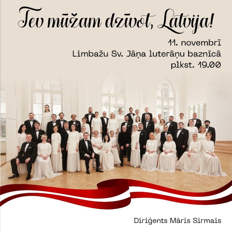 Izrādes "Tev mūžam dzīvot, Latvija! | Lāčplēša dienas koncerts | Valsts Akadēmiskais koris "Latvija"" attels