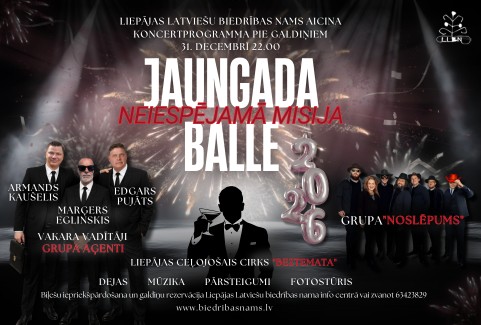 Izrādes "Jaungada svinību balle “NEIESPĒJAMĀ MISIJA”" attels