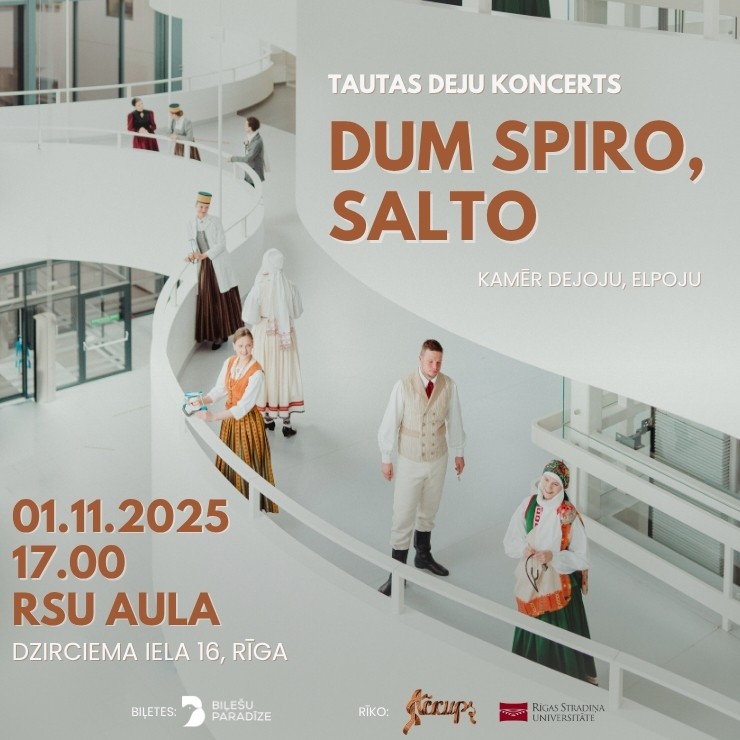 Izrādes "DUM SPIRO, SALTO | Tautas deju koncerts" attels