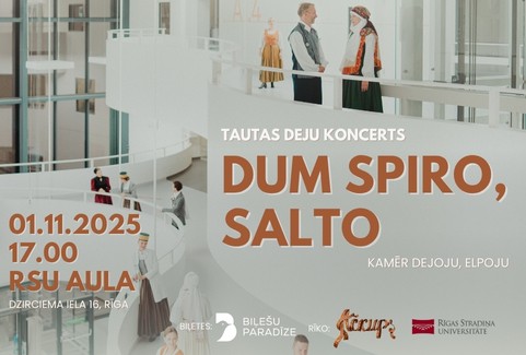 Izrādes "DUM SPIRO, SALTO | Tautas deju koncerts" attels