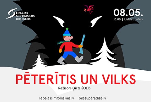 Izrādes "Pēterītis un vilks" attels