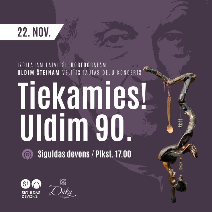 Izrādes "TIEKAMIES! ULDIM 90" attels