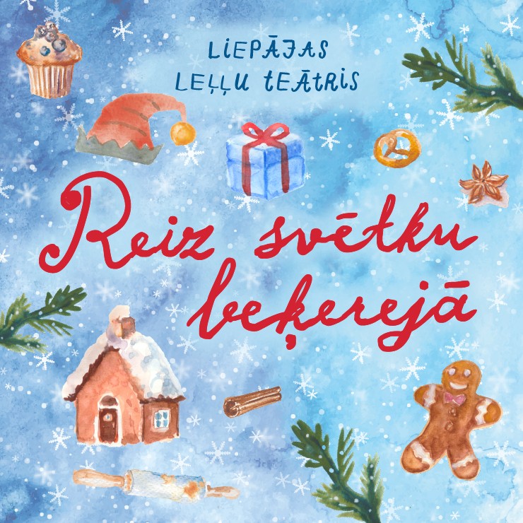 Izrādes "REIZ SVĒTKU BEĶEREJĀ" attels