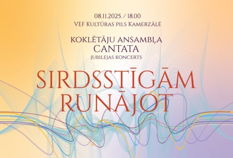 Izrādes "SIRDSSTĪGĀM RUNĀJOT / koklētāju ansambļa “Cantata” jubilejas koncerts" attels