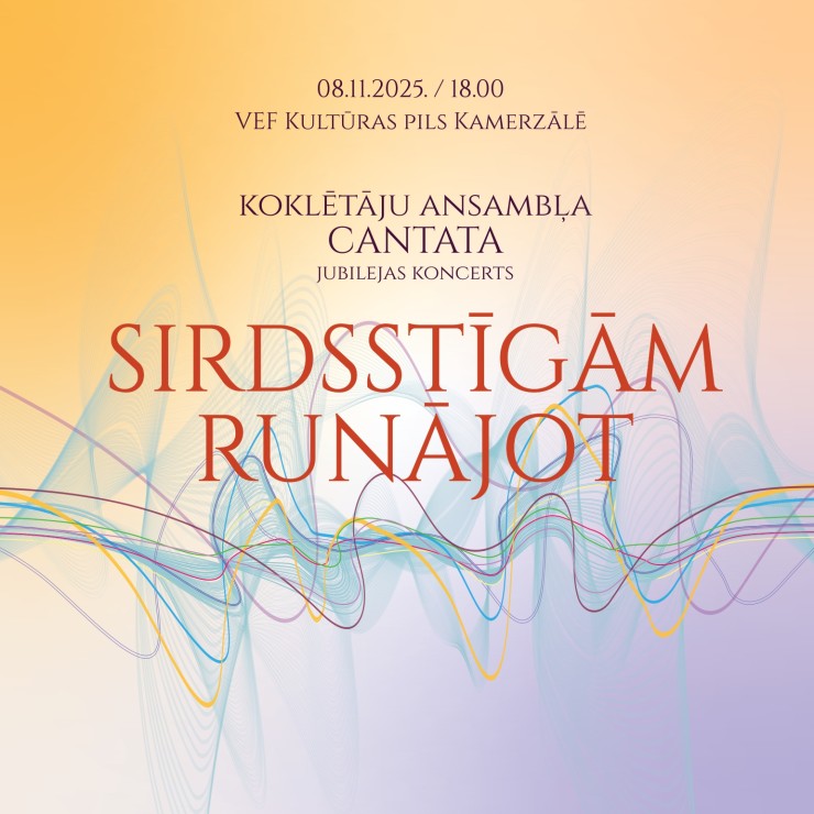 Izrādes "SIRDSSTĪGĀM RUNĀJOT / koklētāju ansambļa “Cantata” jubilejas koncerts" attels