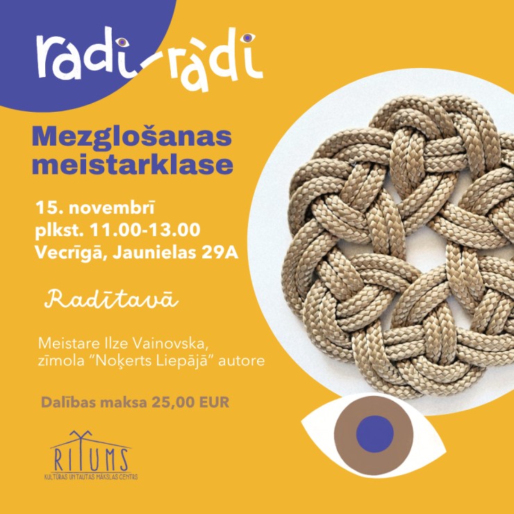Izrādes "Mezglošanas meistarklase" attels