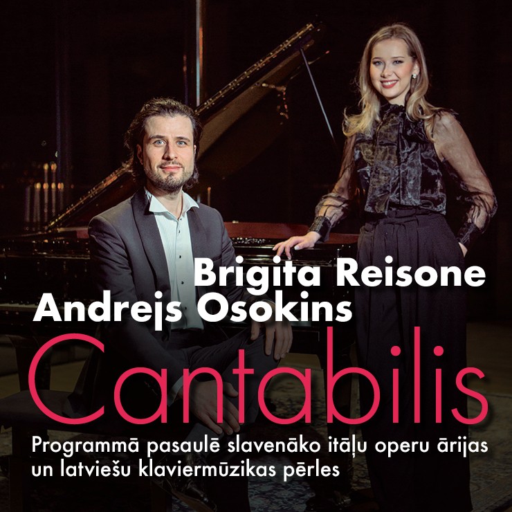 Izrādes "Brigita Reisone, Andrejs Osokins koncertprogrammā “Cantabilis”" attels