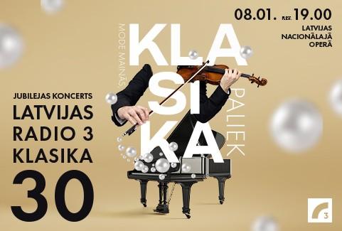 Izrādes "Mode mainās. Klasika paliek Latvijas Radio 3 "Klasika" 30 gadu jubilejas koncerts" attels