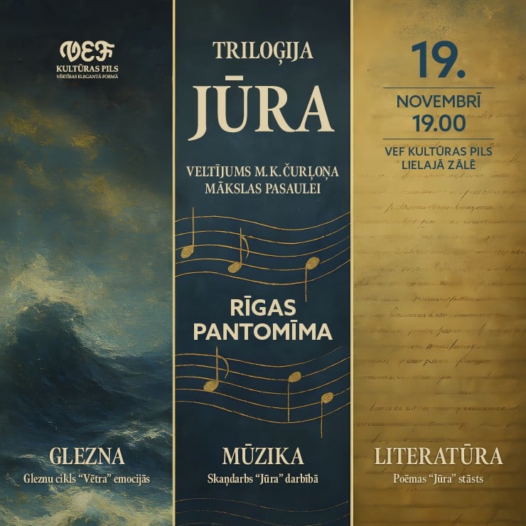 Izrādes "Ansambļa RĪGAS PANTOMĪMA izrāde | triloģija “JŪRA”" attels