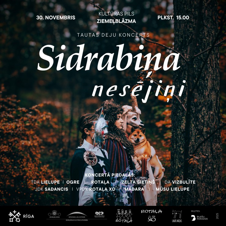 Izrādes "Tautas deju koncerts | SIDRABIŅA NESĒJIŅI" attels