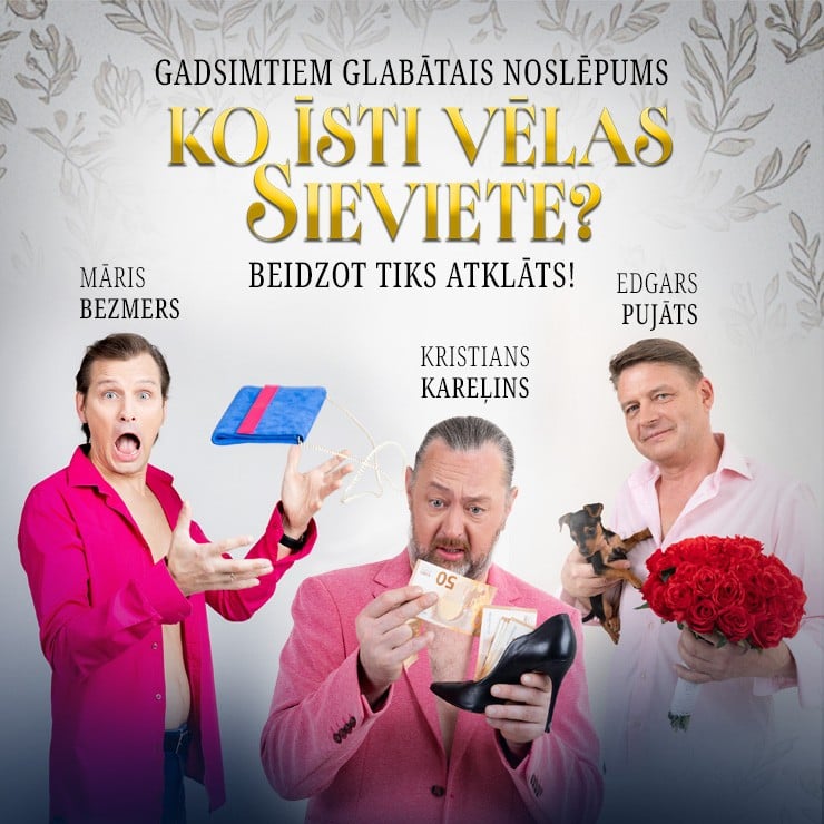 Izrādes "Koncertpiedzīvojums “Ko īsti vēlas sieviete?”" attels