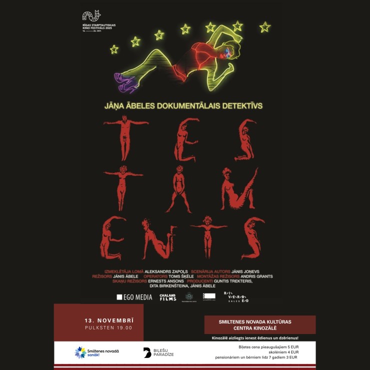 Izrādes "Testaments" attels