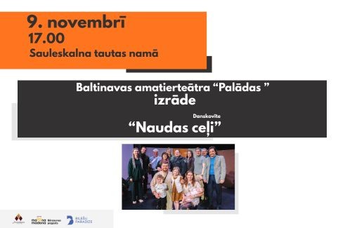 Izrādes "NAUDAS CEĻI. Baltinavas amatierteātra PALĀDAS izrāde" attels