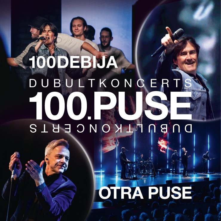 Izrādes "Dubultkoncerts 100.PUSE (Otra Puse & 100Debija)" attels