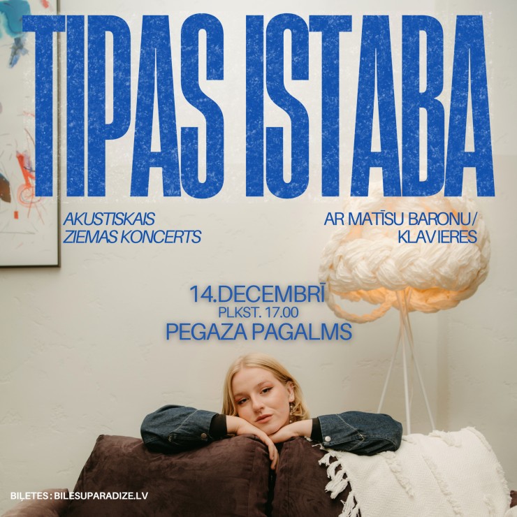 Izrādes "TIPAS ISTABA | Akustiskais ziemas koncerts ar Matīsu Baronu" attels