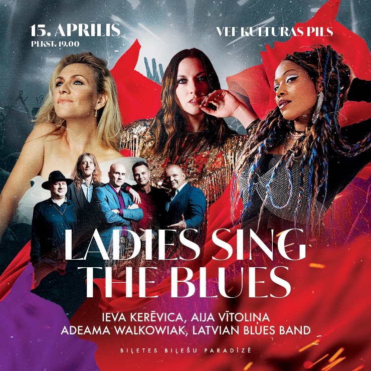 Izrādes "Ladies sing the Blues" attels