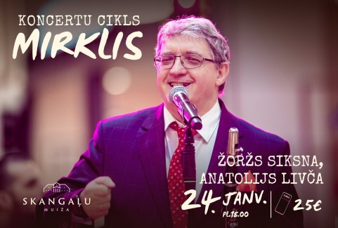 Izrādes "Žoržs Siksna un Anatolijs Livča koncertu ciklā “Mirklis”" attels