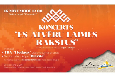 Izrādes "TDA “Liedags” deju uzvedums “Es atvēru Laimes rakstus” teātra namā “Jūras vārti”" attels