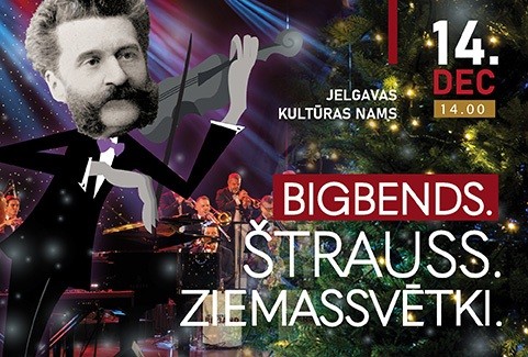Izrādes "Jelgavas Bigbenda koncerts “Bigbends. Štrauss. Ziemassvētki.”" attels